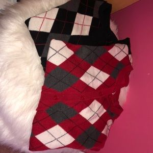 Two button down cardigans